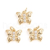 Brass Micro Pave Cubic Zirconia Pendants ZIRC-E164-18A-G-1