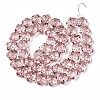 Transparency Glass Beads Strands GLAA-T023-12G-2