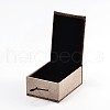 Rectangle Wooden Pendant Necklace Boxes  X-OBOX-N013-03-3