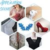 Polyester Embroidered Floral Lace Collar DIY-WH0326-47A-6