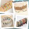 SUNNYCLUE 95g 19 colors 11/0 Two Cut Round Hole Glass Seed Beads SEED-SC0001-24-5
