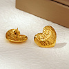 Stylish Stainless Steel Heart Stud Earrings TR6731-3