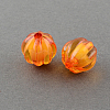 Autumn Theme Transparent Acrylic Beads TACR-S089-14mm-11-1