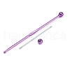 DIY Alloy Beadable Crochet Hooks AJEW-A064-02B-2