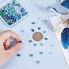   160Pcs 8 Colors Electroplate Glass Beads Strands GLAA-PH0003-31A-3