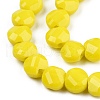 Opaque Solid Color Glass Beads Strands GLAA-N052-06-A05-3