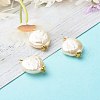 ABS Plastic Imitation Pearl Beads Pendant PALLOY-JF00834-3
