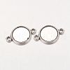 Alloy Cabochon Connector Settings X-PALLOY-A13117-AS-RS-2