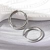 Tarnish Resistant 304 Stainless Steel Huggie Hoop Earring Findings STAS-I097-051B-2