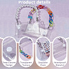 Acrylic Link Pendant Decorations HJEW-OC00031-4