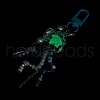 Luminous Acrylic Star Pendant Decoration HJEW-JM01443-02-3
