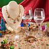40Pcs 20 Styles Christmas Alloy Enamel Pendants ENAM-TA0001-55-7