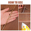 Rectangle Plastic Beaded Trimming DIY-WH0656-36B-4