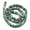 Natural Green Spot Jasper Beads Strands G-K245-B15-02-2