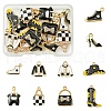20Pcs 10 Styles Alloy Enamel Pendants ENAM-YW0004-15-1