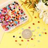  300Pcs 10 Colors Natural Agate Beads Strands G-NB0003-41-3