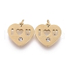 316 Surgical Stainless Steel Charms X-STAS-I164-036G-2