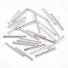 Electroplate Glass Bugle Beads SEED-S043-02B-02-2
