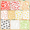  300Pcs 10 Colors Handmade Millefiori Glass Beads LAMP-NB0001-98-4