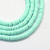 Eco-Friendly Handmade Polymer Clay Beads X-CLAY-R067-4.0mm-20-1