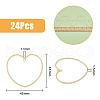 SUPERFINDINGS 24Pcs Alloy Connector Charms FIND-FH0007-16-2