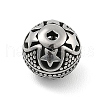 304 Stainless Steel Beads STAS-S173-25AS-2