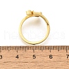Brass Cuff Rings for Women RJEW-U044-S-5