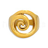 Whorl 304 Stainless Steel Finger Rings FS-WG9C9A0-03-2