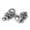 925 Thailand Sterling Silver Lobster Claw Clasps STER-D003-59B-AS-2