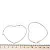 Tarnish Resistant 201 Stainless Steel Hoop Earrings EJEW-A052-09C-3
