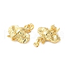 Rack Plating Brass Pave Cubic Zirconia Pendants KK-O142-28G-2