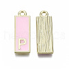 Alloy Enamel Pendants ENAM-T012-01P-RS-3
