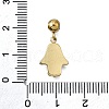 304 Stainless Steel Pendant STAS-H233-10G-4