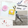 CRASPIRE 8Pcs Rubber Stamps AJEW-CP0008-29-5