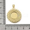 Brass Micro Pave Cubic Zirconia Pendants KK-Q066-25G-3