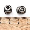 304 Stainless Steel European Beads STAS-V008-38AS-3