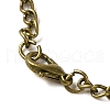 Alloy Glass Pendant Pocket Necklace WACH-S002-04AB-3