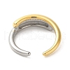 304 Stainless Steel Cuff Double Layered Rings RJEW-Q807-02G-3