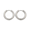 Tarnish Resistant 304 Stainless Steel Huggie Hoop Earrings EJEW-F111-20mm-P-2