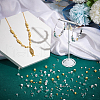   200Pcs 8 Styles Brass Beads KK-PH0006-62-5