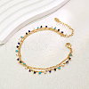 Fashionable Vintage Style Brass Double Layer Round Tassel Adjustable Ladies Anklets YN5239-2-1