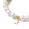 Star 304 Stainless Steel Charm Bracelets BJEW-JB10310-02-3