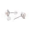 925 Sterling Silver Studs Earring EJEW-H002-36P-2