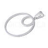 304 Stainless Steel Pendants STAS-S162-18P-2
