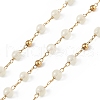 Dyed Natural Jade Round Beaded Chain CHS-C006-01A-1