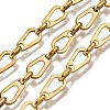 Ion Plating(IP) 304 Stainless Steel Teardrop Link Chains CHS-S012-09G-1