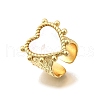 Brass Cuff Rings for Women RJEW-F183-02B-G-4