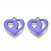 201 Stainless Steel Enamel Charms STAS-N088-13-3