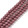 Grade A Natural Rhodonite Beads Strands G-E571-23A-1