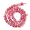 Synthetic Moonstone Beads Strands G-E573-02B-13-3